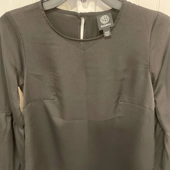 BOBEAU Black, long sleeved top size XXS - Picture 2 of 4